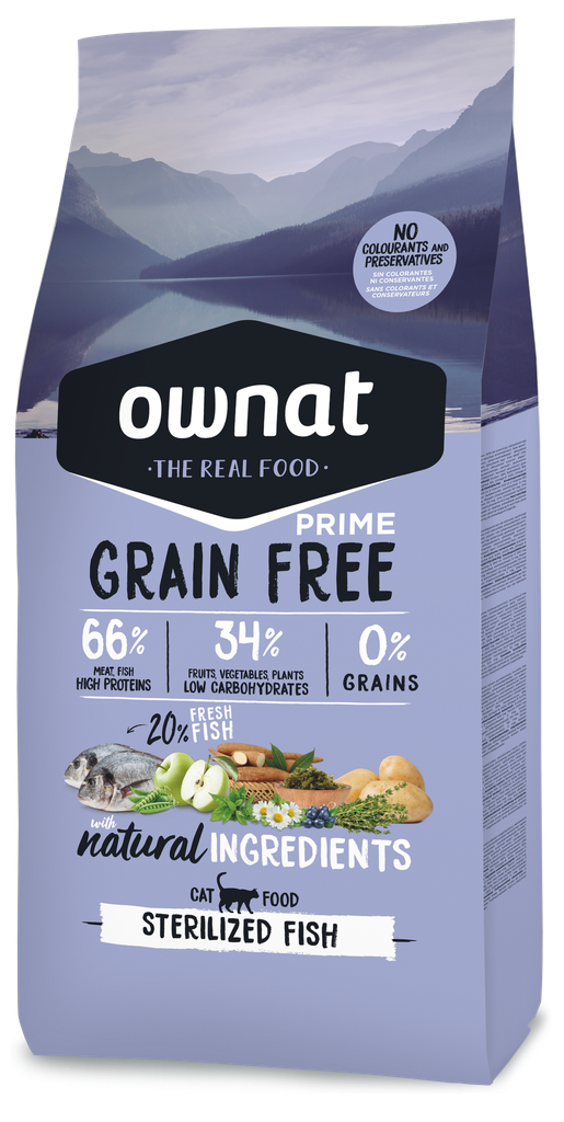 OWNAT GF PRIME STERILIZED FISH CAT