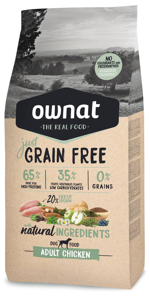 OWNAT GF JUST ADULT CHICKEN DOG