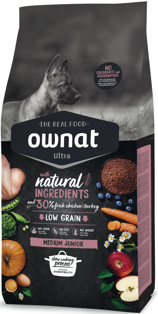 [031520] OWNAT ULTRA MEDIUM JUNIOR DOG (3 Kg)