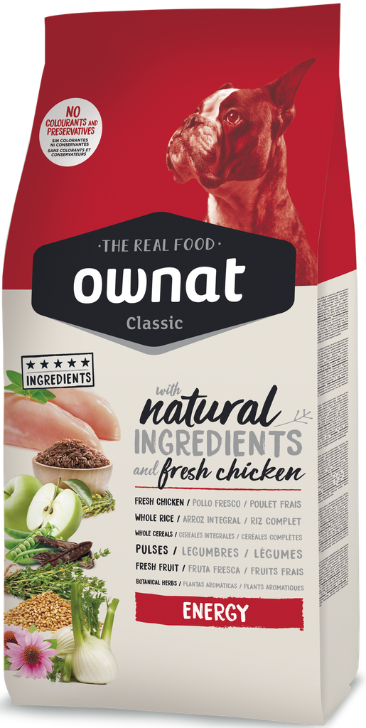 [031408] OWNAT CLASSIC ENERGY DOG (4 Kg)