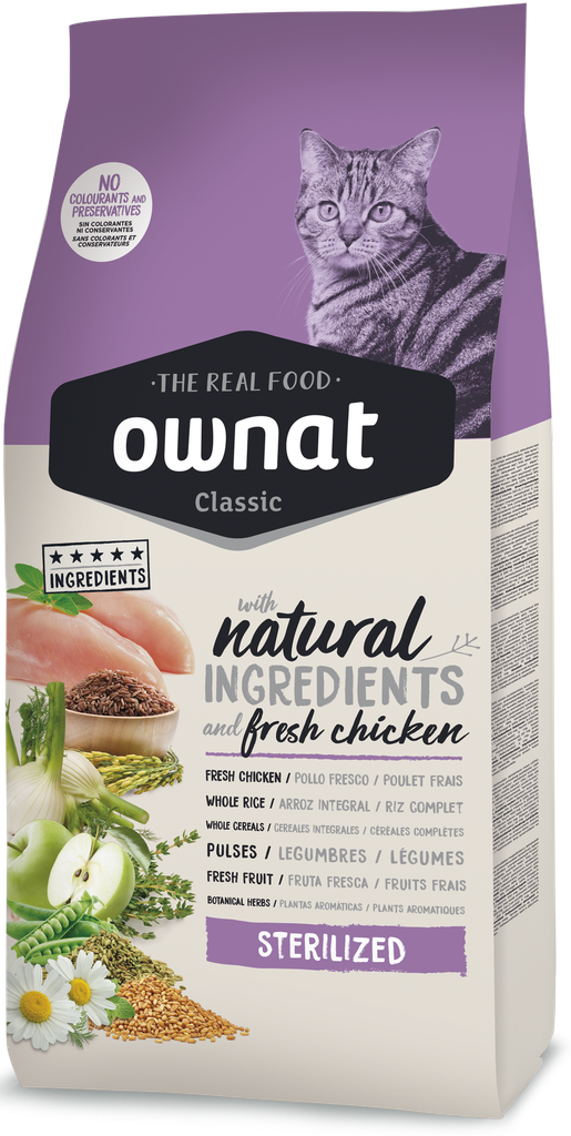 [031583] OWNAT CLASSIC STERILIZED CAT (400 Gr)