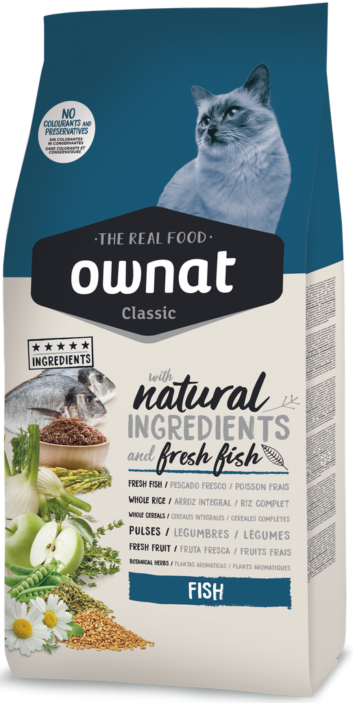 [031585] OWNAT CLASSIC FISH CAT (400 Gr)