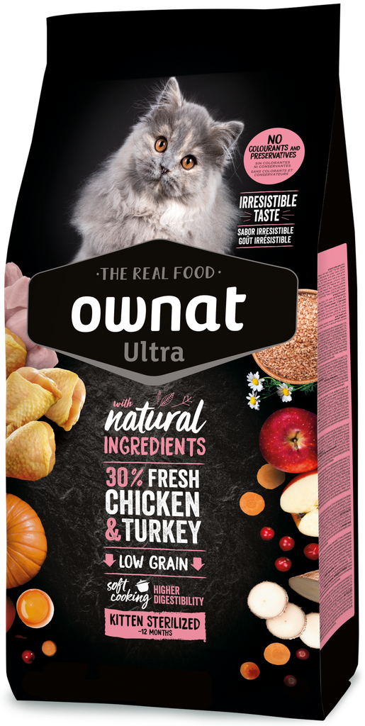 OWNAT ULTRA KITTEN STERILIZED CAT NEW