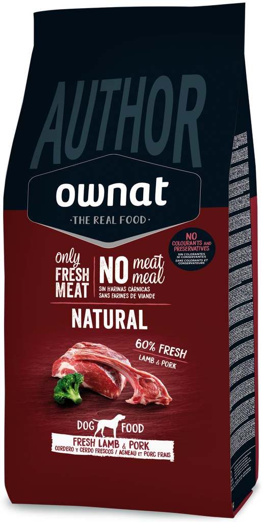 OWNAT AUTHOR FRESH LAMB & PORK DOG