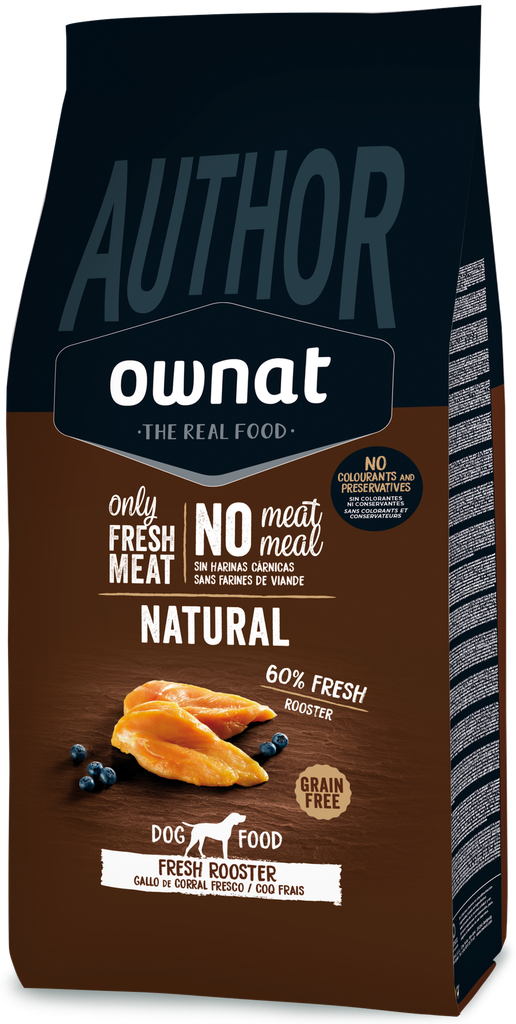 [031635] OWNAT AUTHOR GF FRESH ROOSTER DOG (3 Kg)