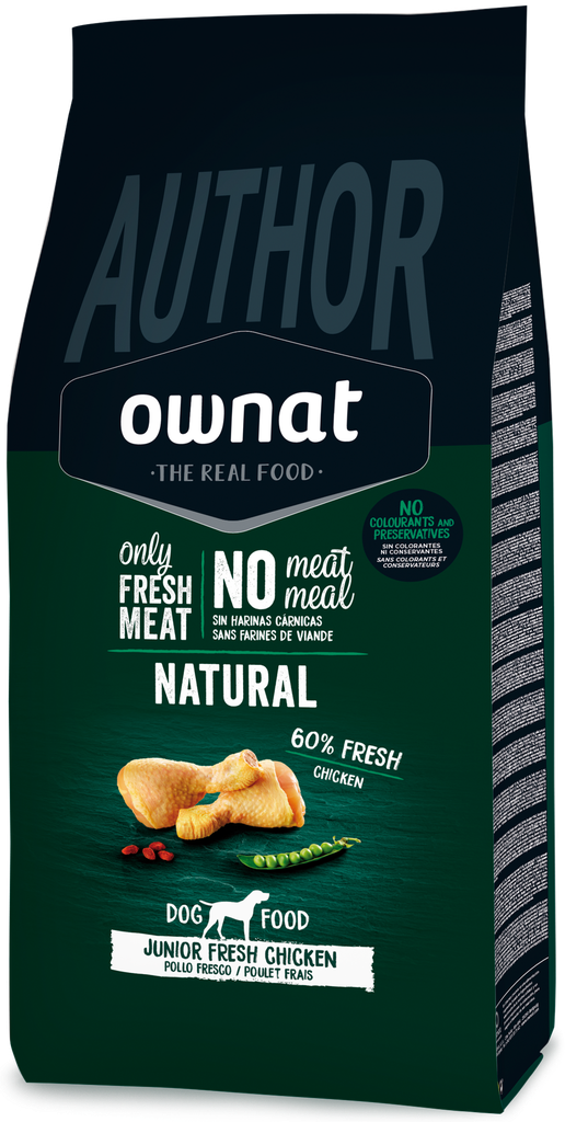 [031638] OWNAT AUTHOR JUNIOR FRESH CHICKEN DOG (3 Kg)