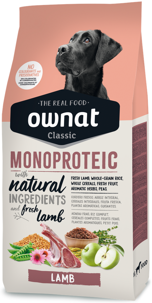 [031653] OWNAT CLASSIC MONOP. LAMB DOG (4 Kg)