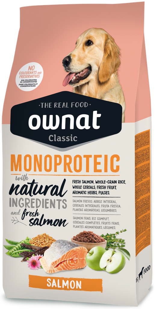 [031655] OWNAT CLASSIC MONOP. SALMON DOG (4 Kg)