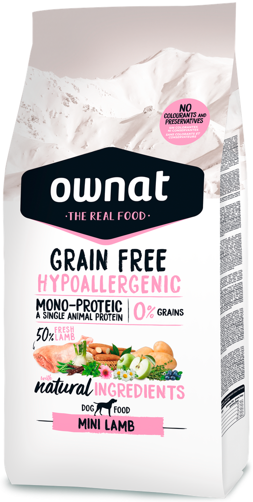 OWNAT GF HYPO MINI AD. LAMB DOG