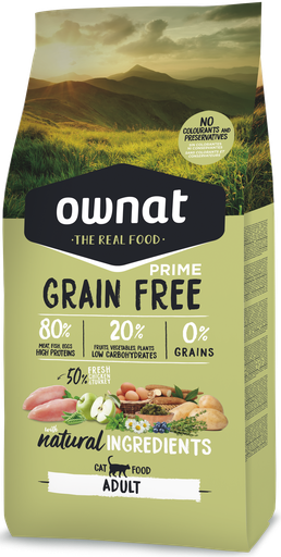 OWNAT GF PRIME AD. CHICKEN & TURKEY CAT
